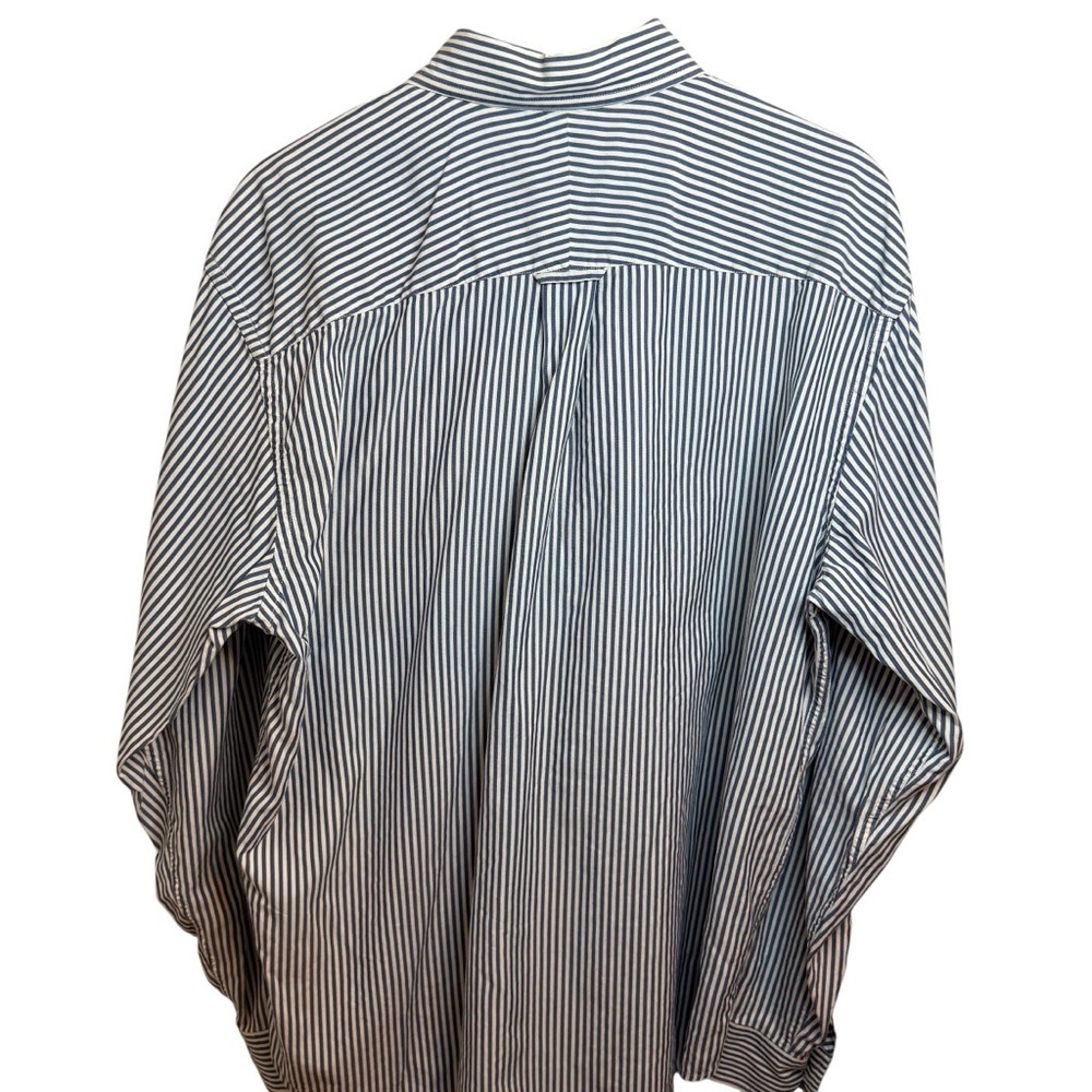 Robert Graham | Blue and White Striped Button Down Shirt | Sz L - Picture 3 of 8